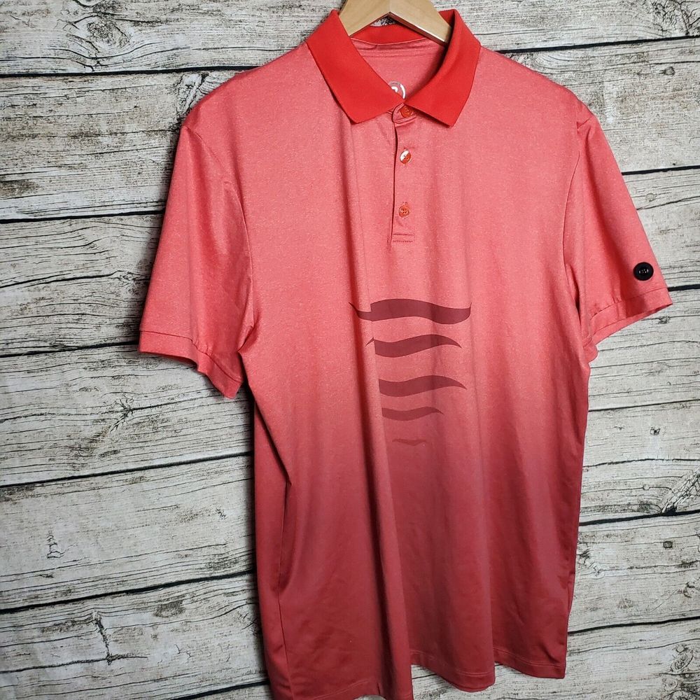 BOGNER Loric Flames Polo Golf Shirt Size XL